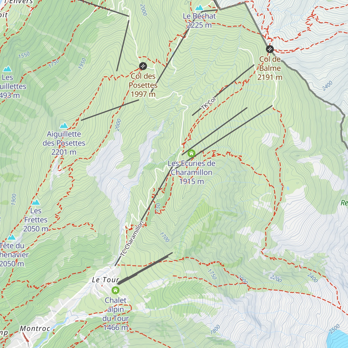 Le Chalet de Charamillon map