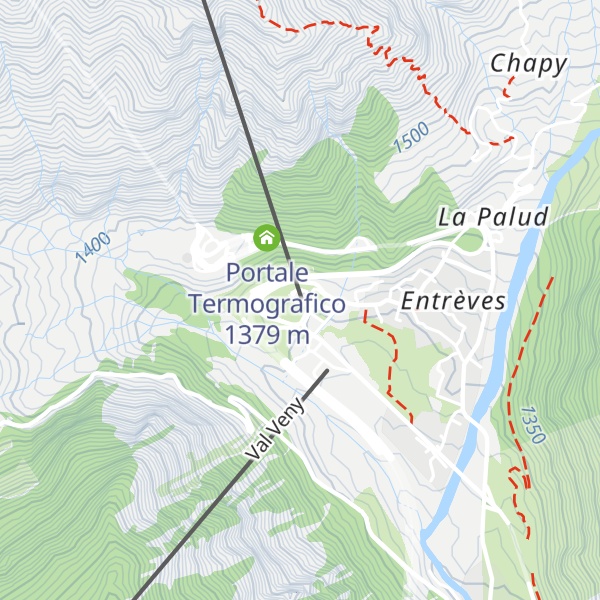Map of Skyway starting point
