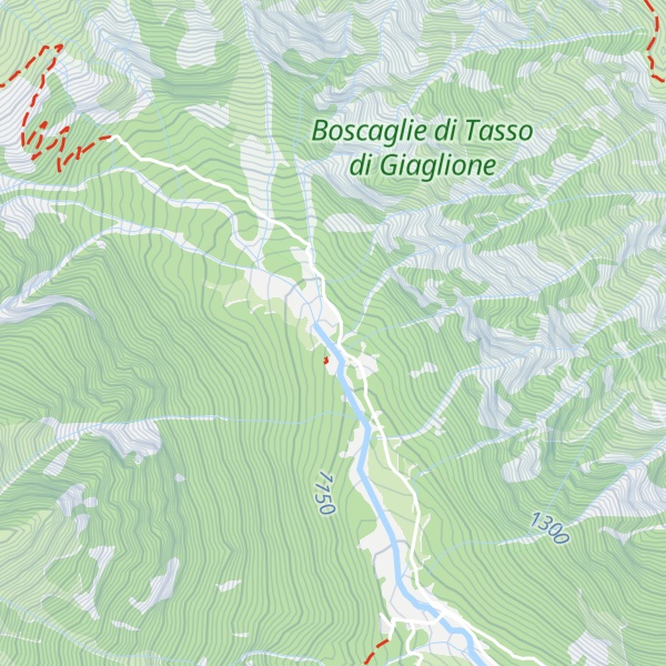 Map of Pozzo Pietra Porchera