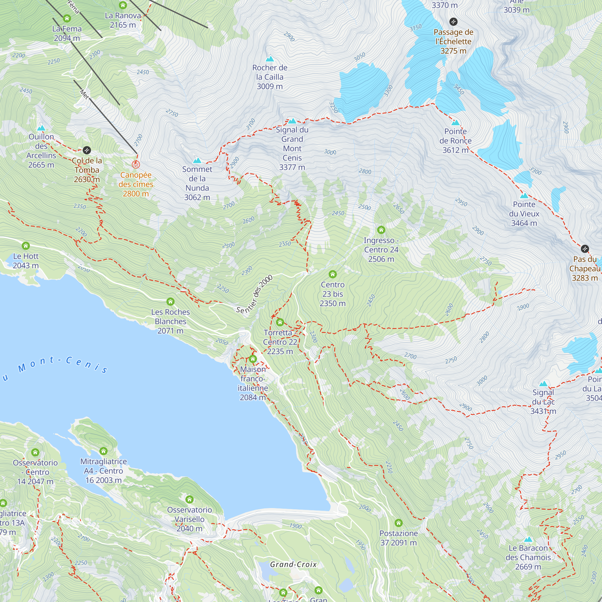 Centro 23 map