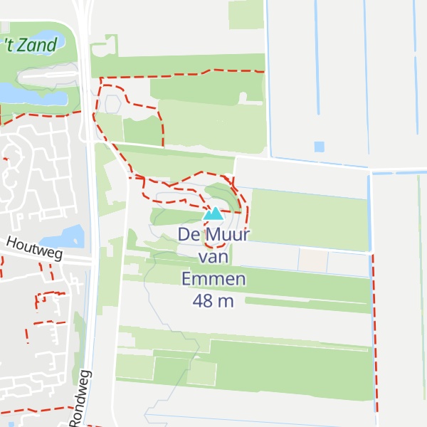 Map of De Muur van Emmen