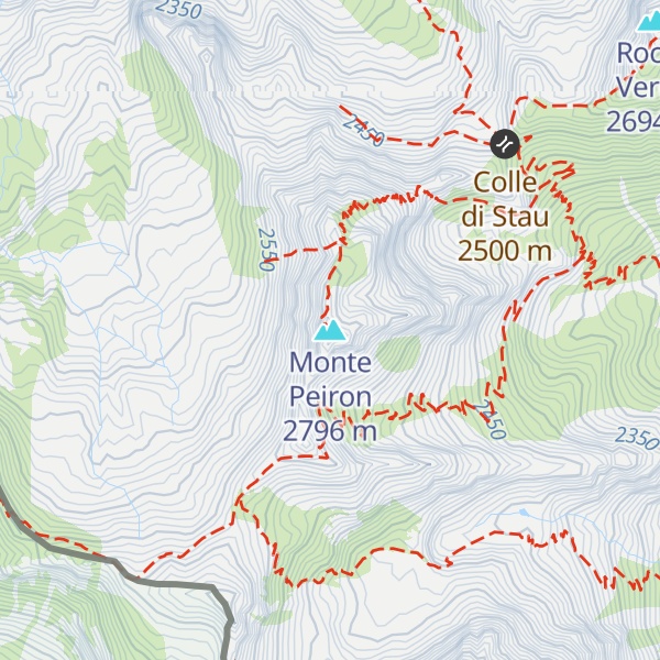 Map of Monte Peiron