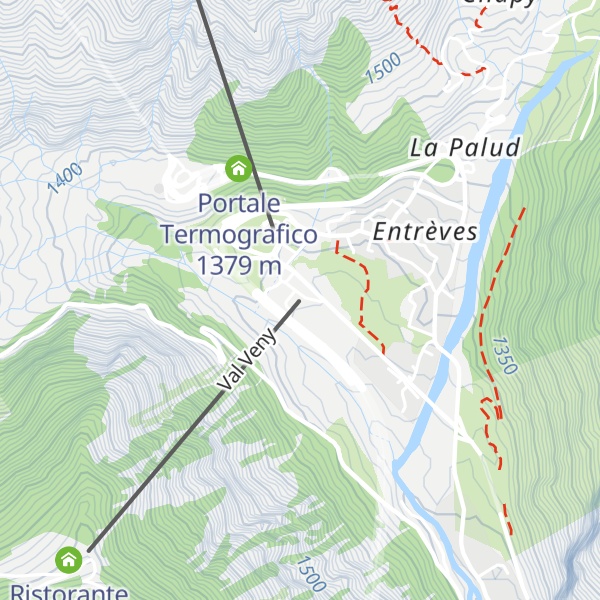 Map of Funivia Val Veny