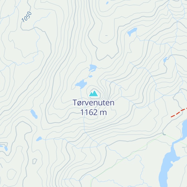 Map of Tørvenuten
