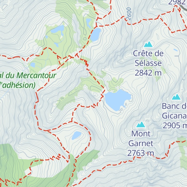 Map of Tête de Malignas