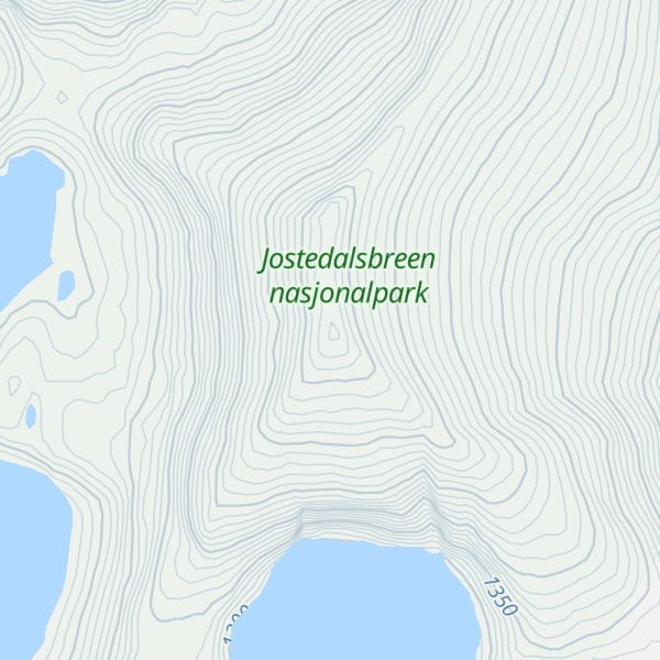 Map of Tverrdalstind