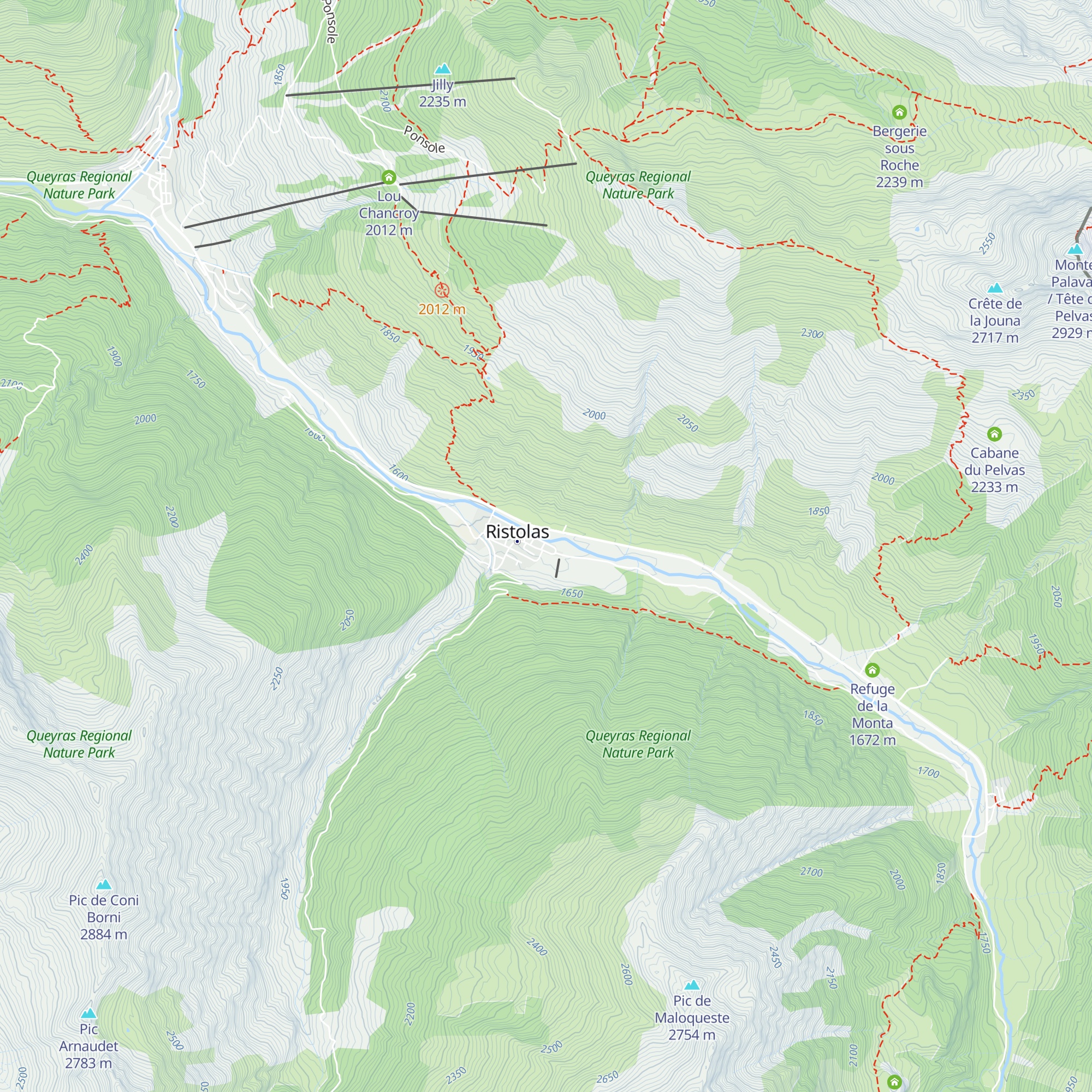 Le Fontenil map