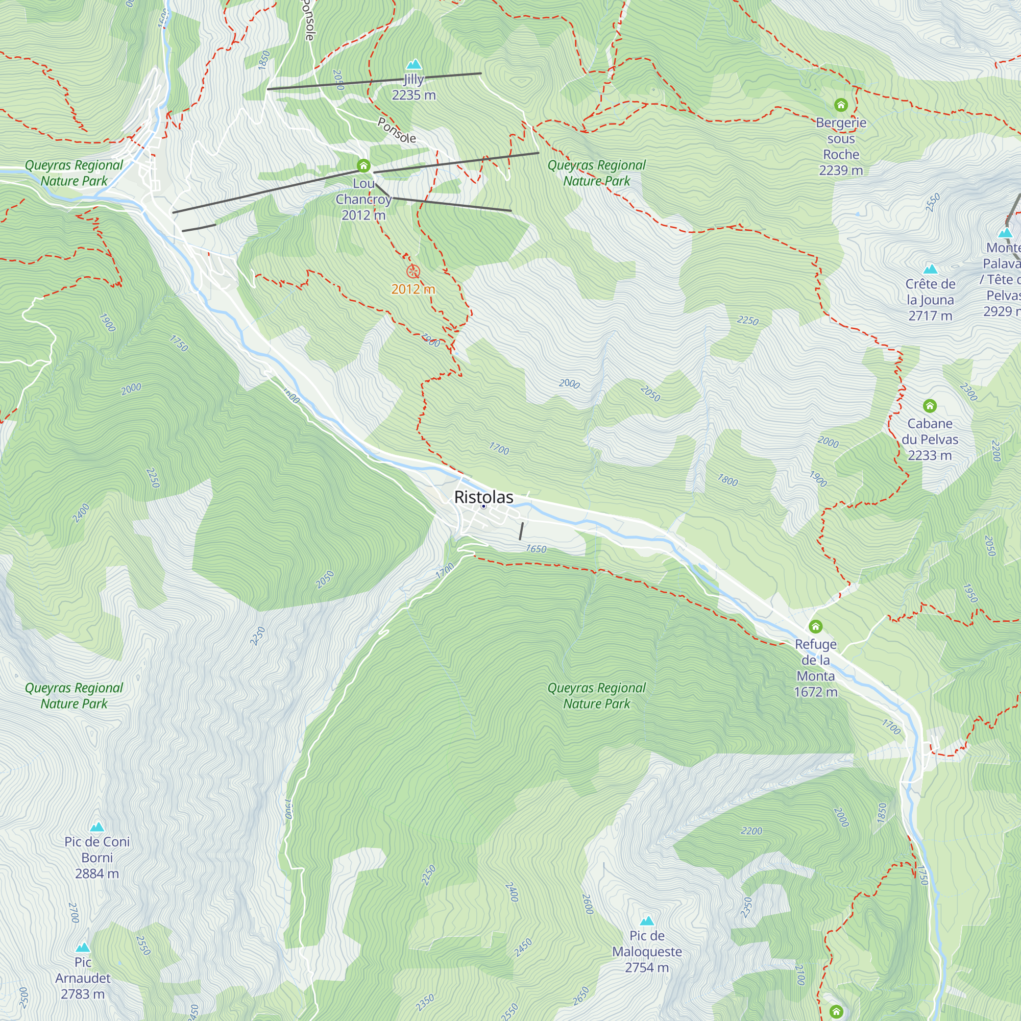 Le Fontenil map