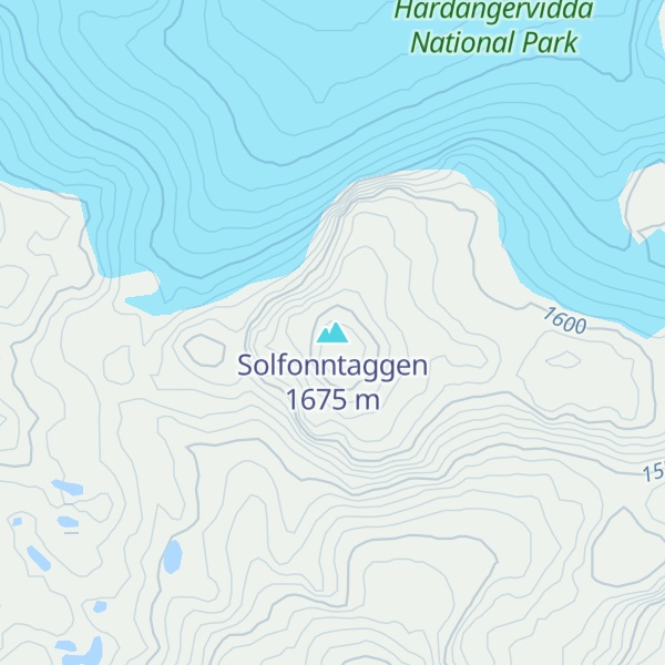 Map of Solfonntaggen