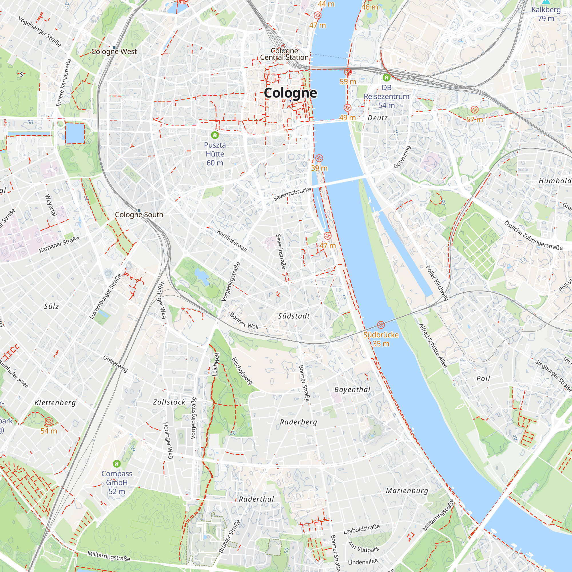 KVB-Kundencenter Südstadt map