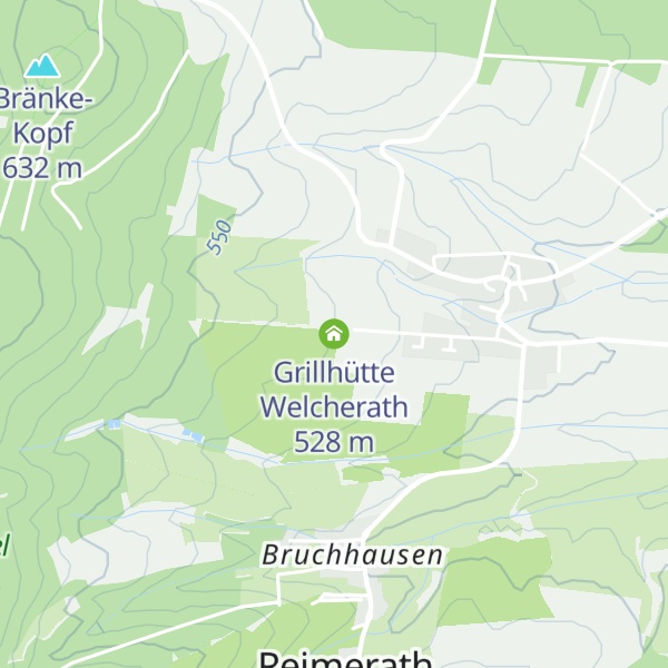 Map of Grillhütte Welcherath