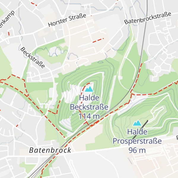 Map of Halde Beckstraße