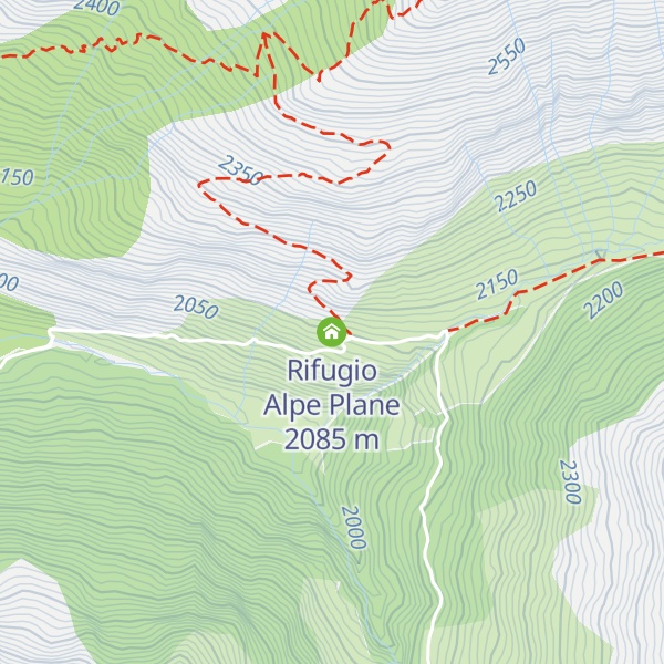 Map of Rifugio Alpe Plane