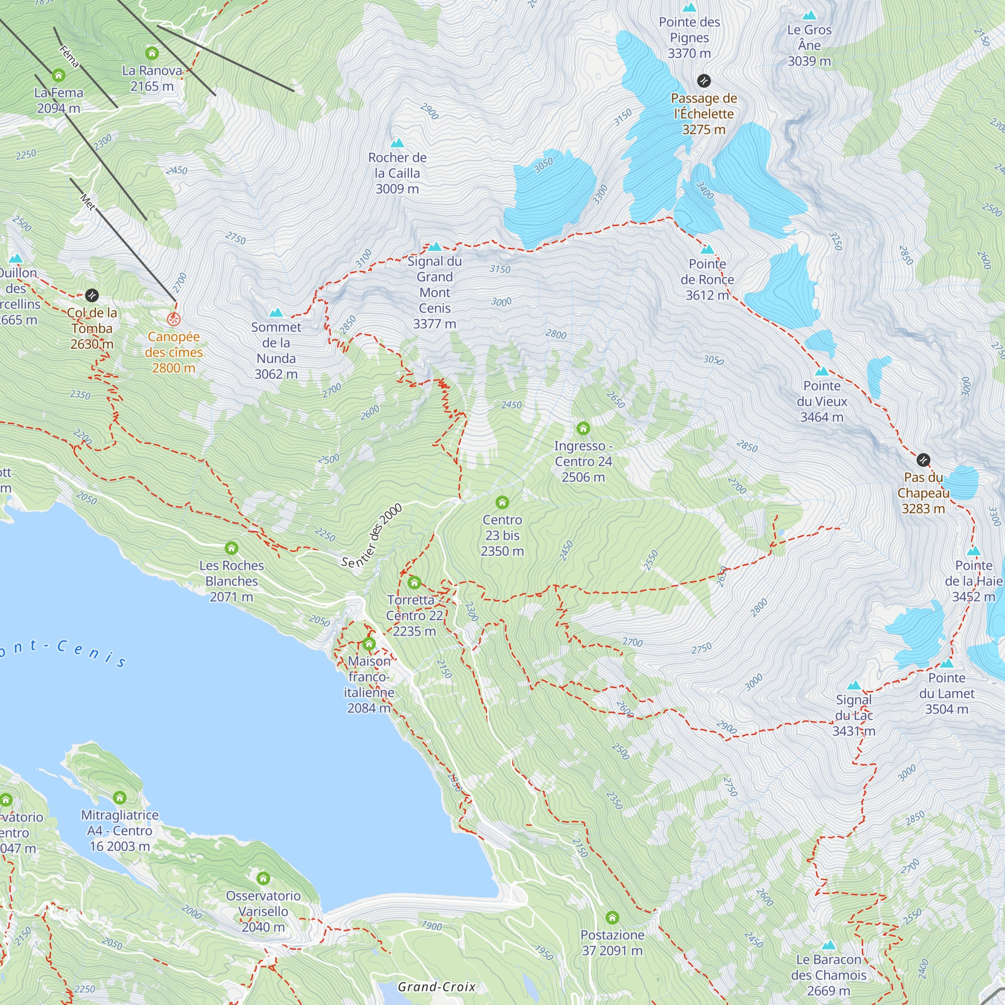 Centro 23 bis map