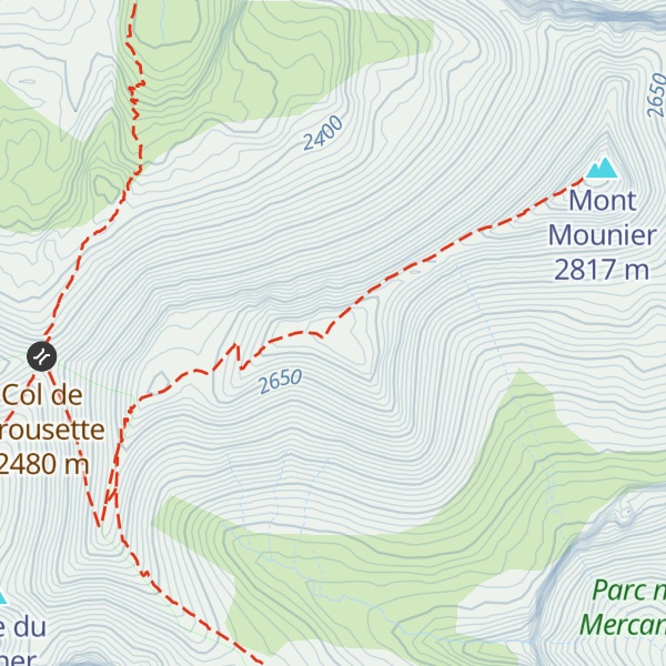 Map of Le Petit Mounier