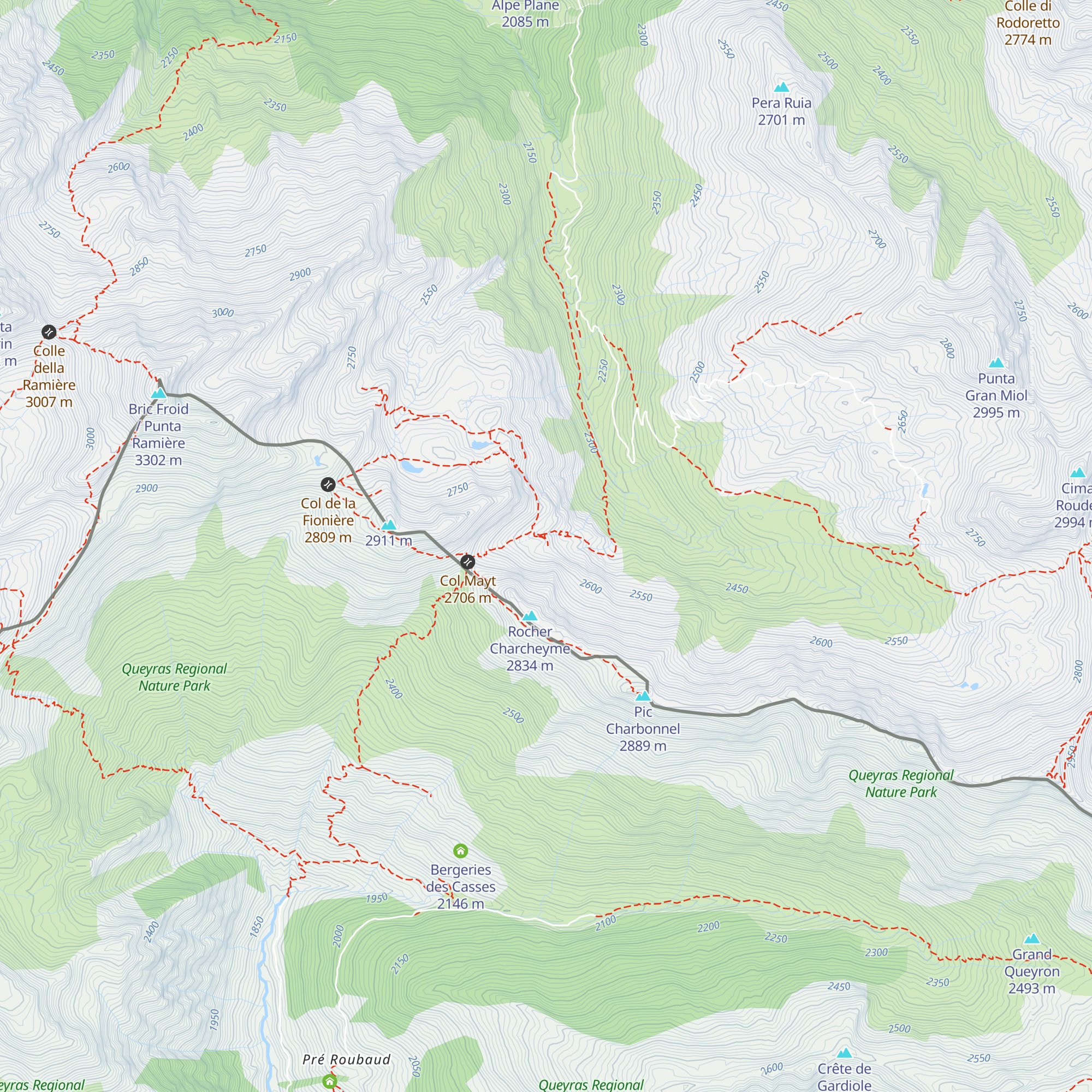 Bivacco Giorgio Casalegno map