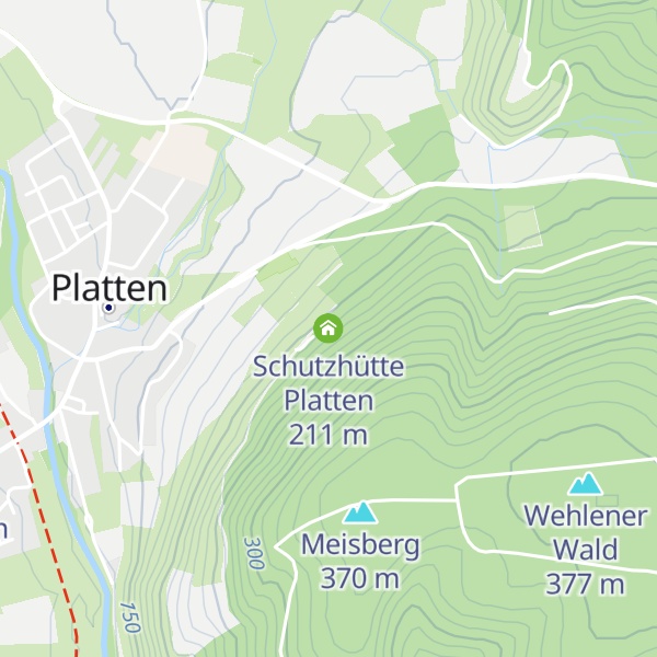 Map of Schutzhütte Platten