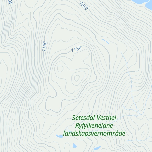 Map of Litle Auråhorten