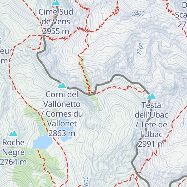 Map of Bivacco Vigna