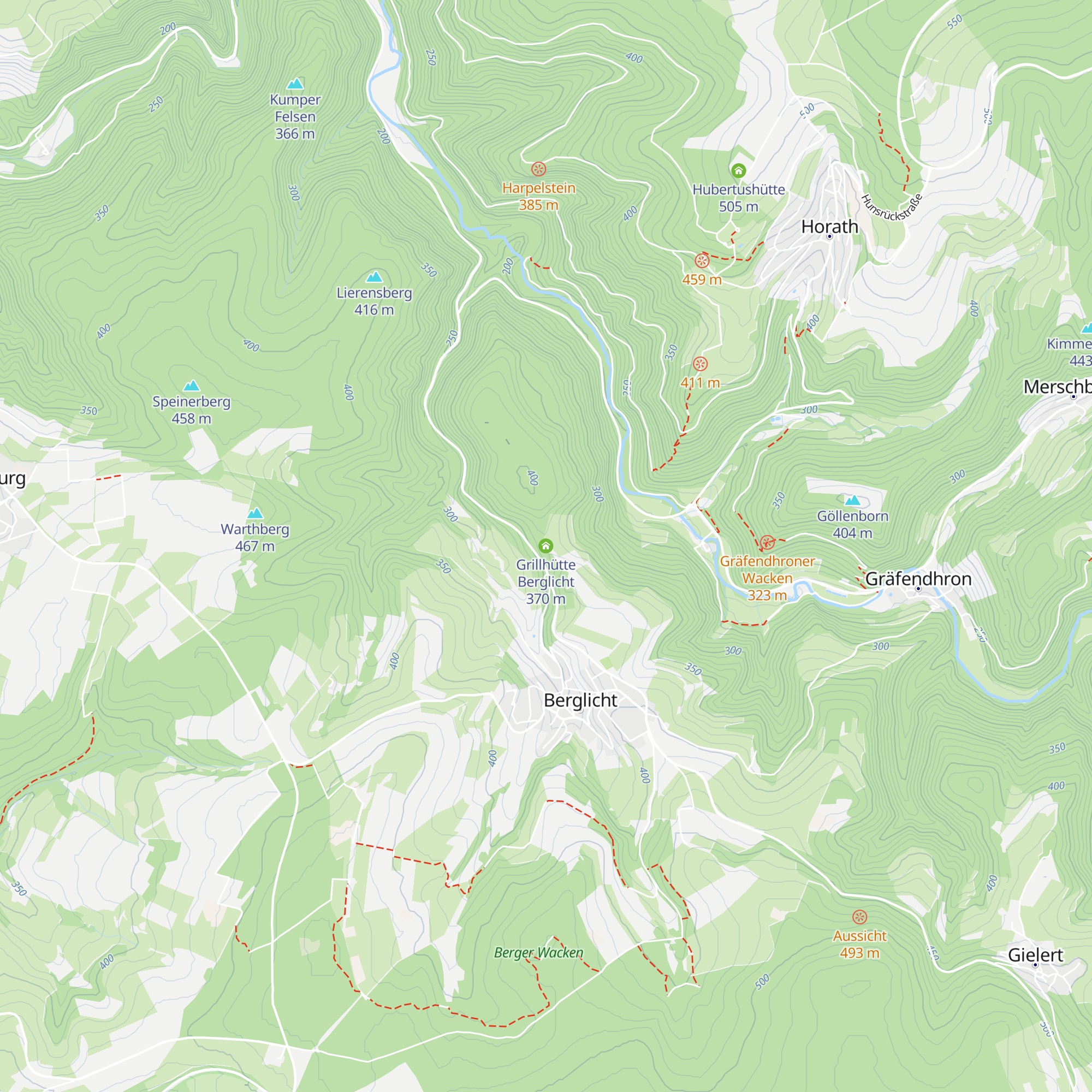 Grillhütte Berglicht map