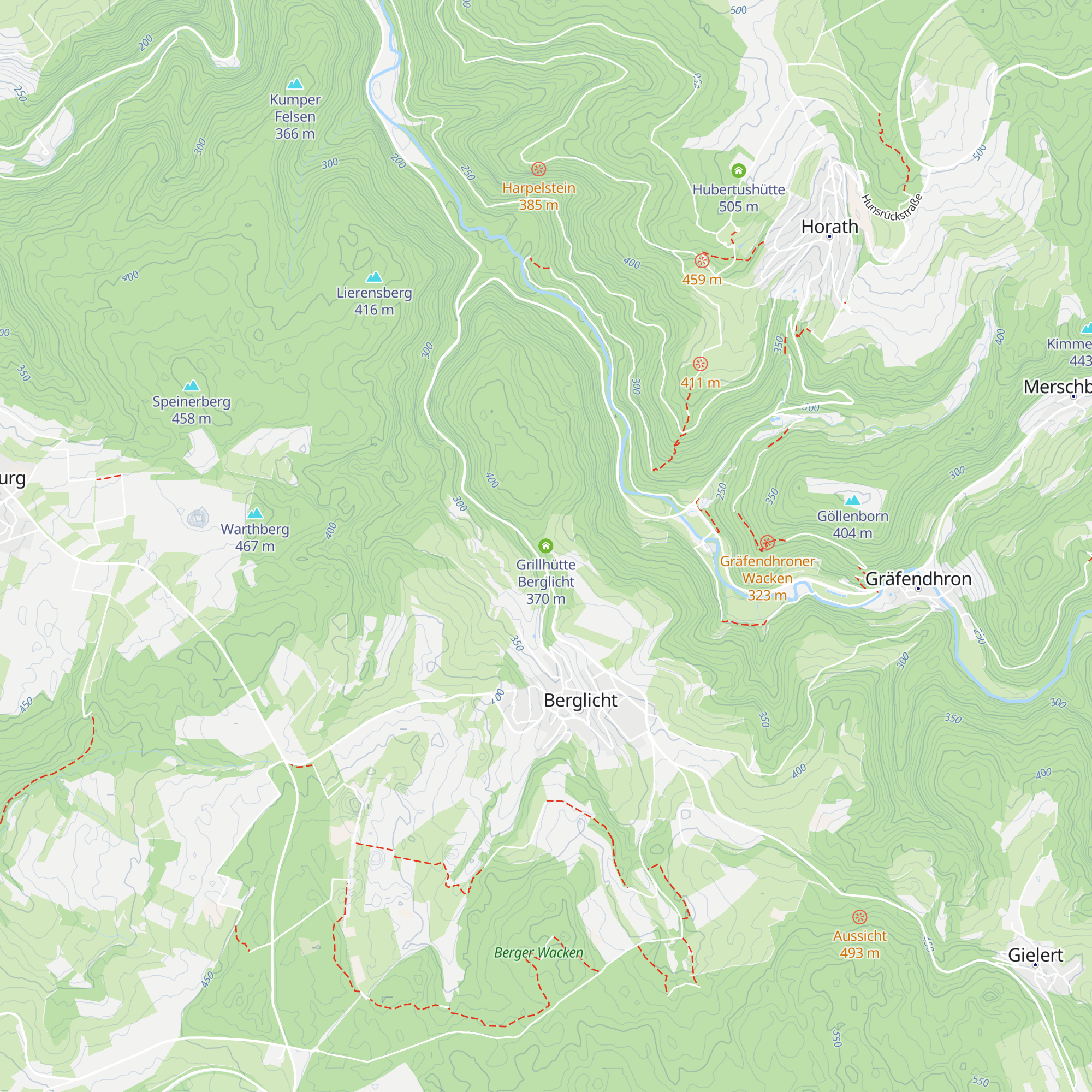 Grillhütte Berglicht map