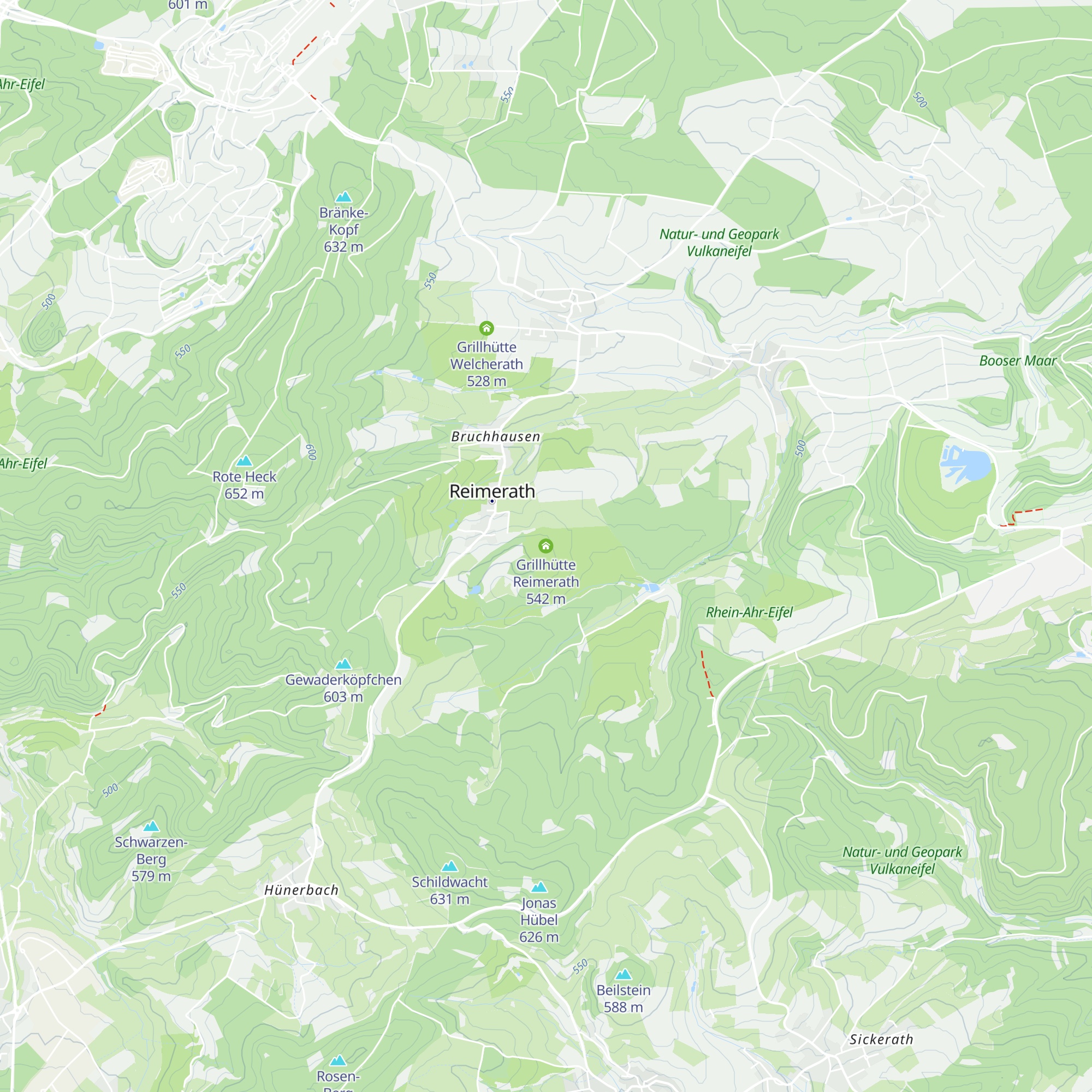 Grillhütte Reimerath map