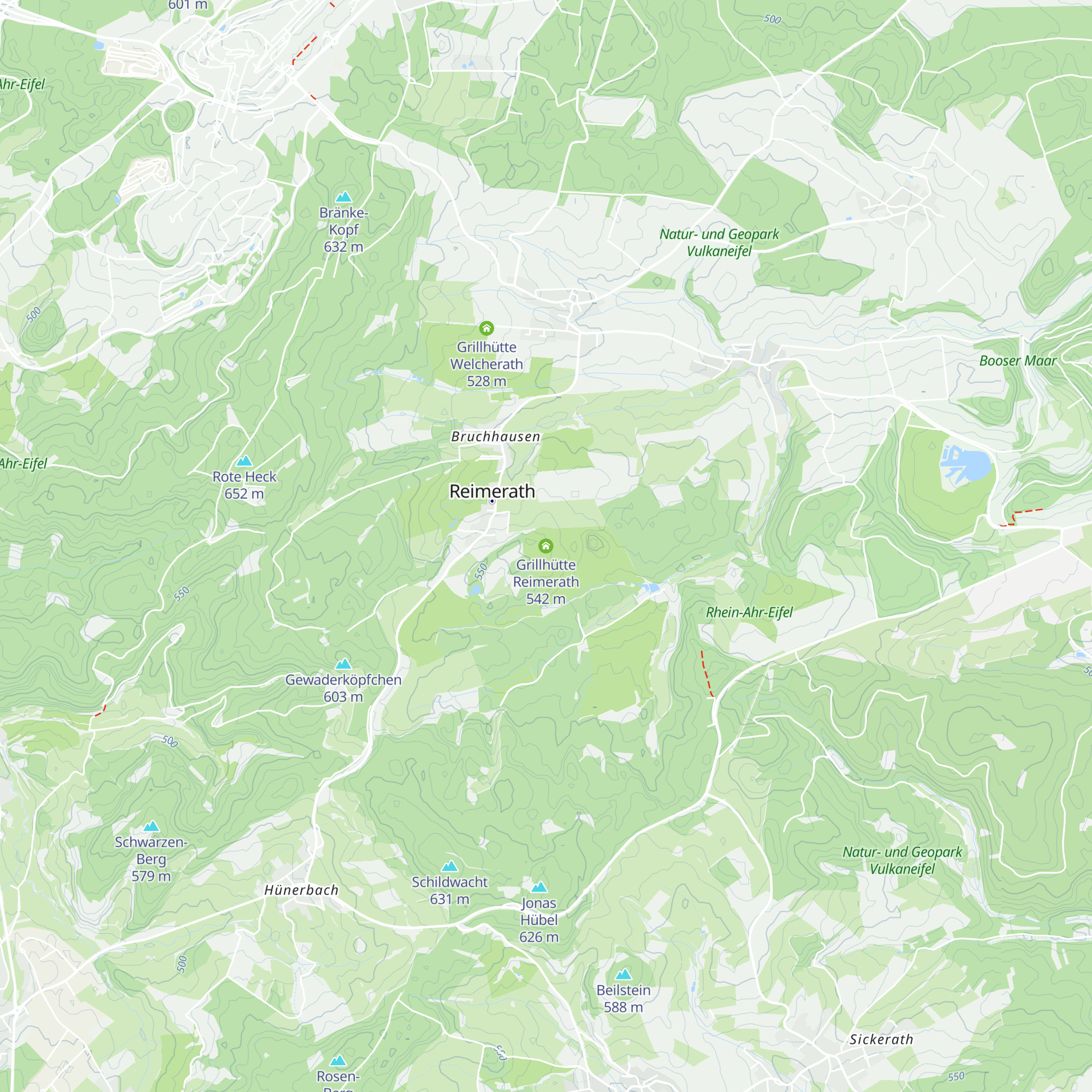 Grillhütte Reimerath map