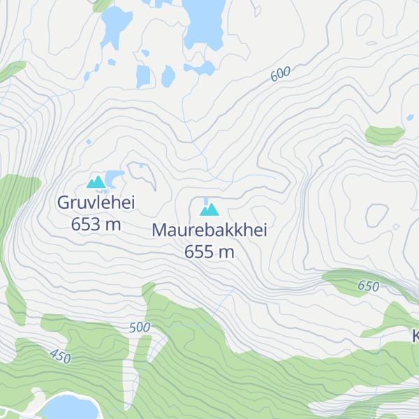 Map of Maurebakkhei