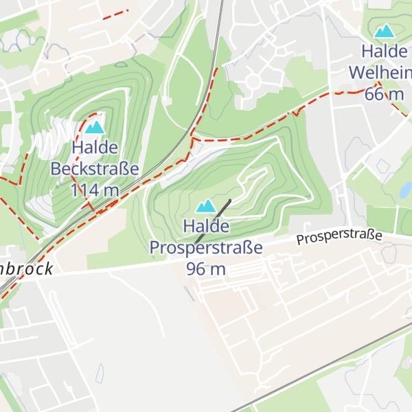 Map of Halde Prosperstraße
