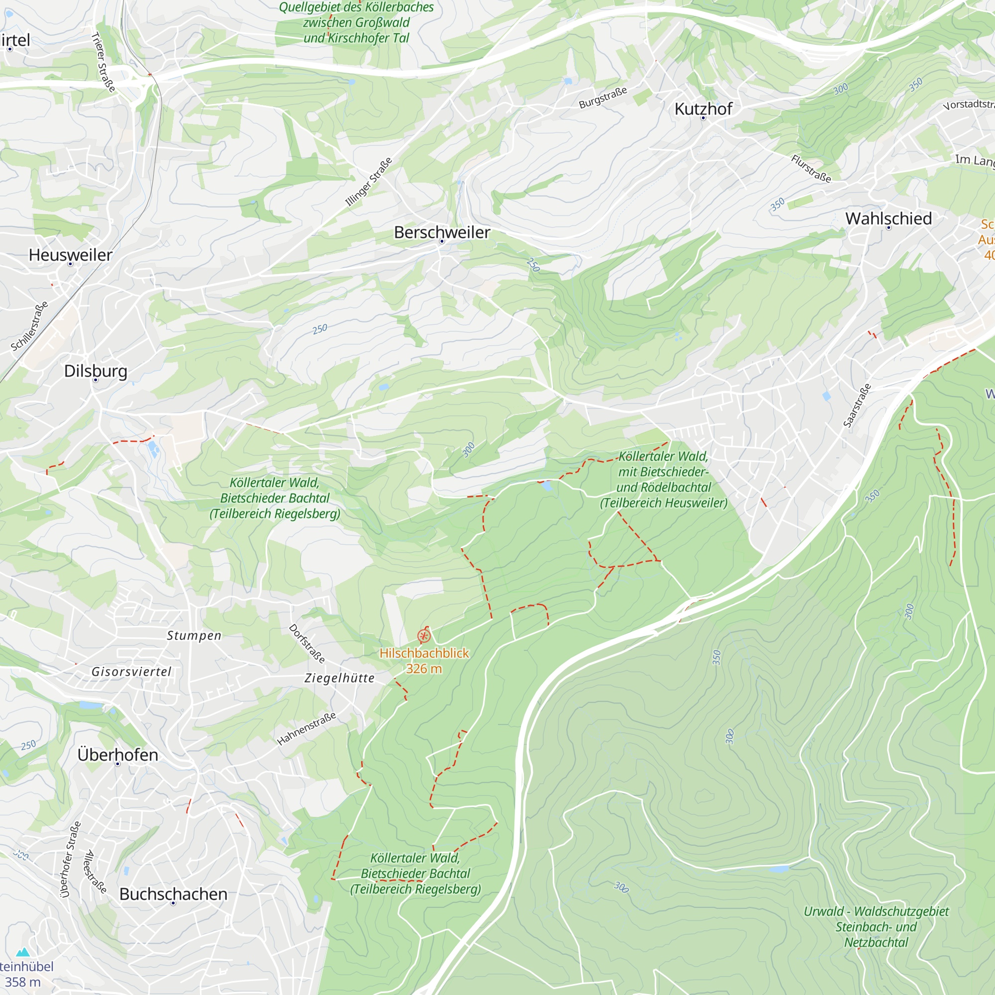 Frohnwaldhütte map