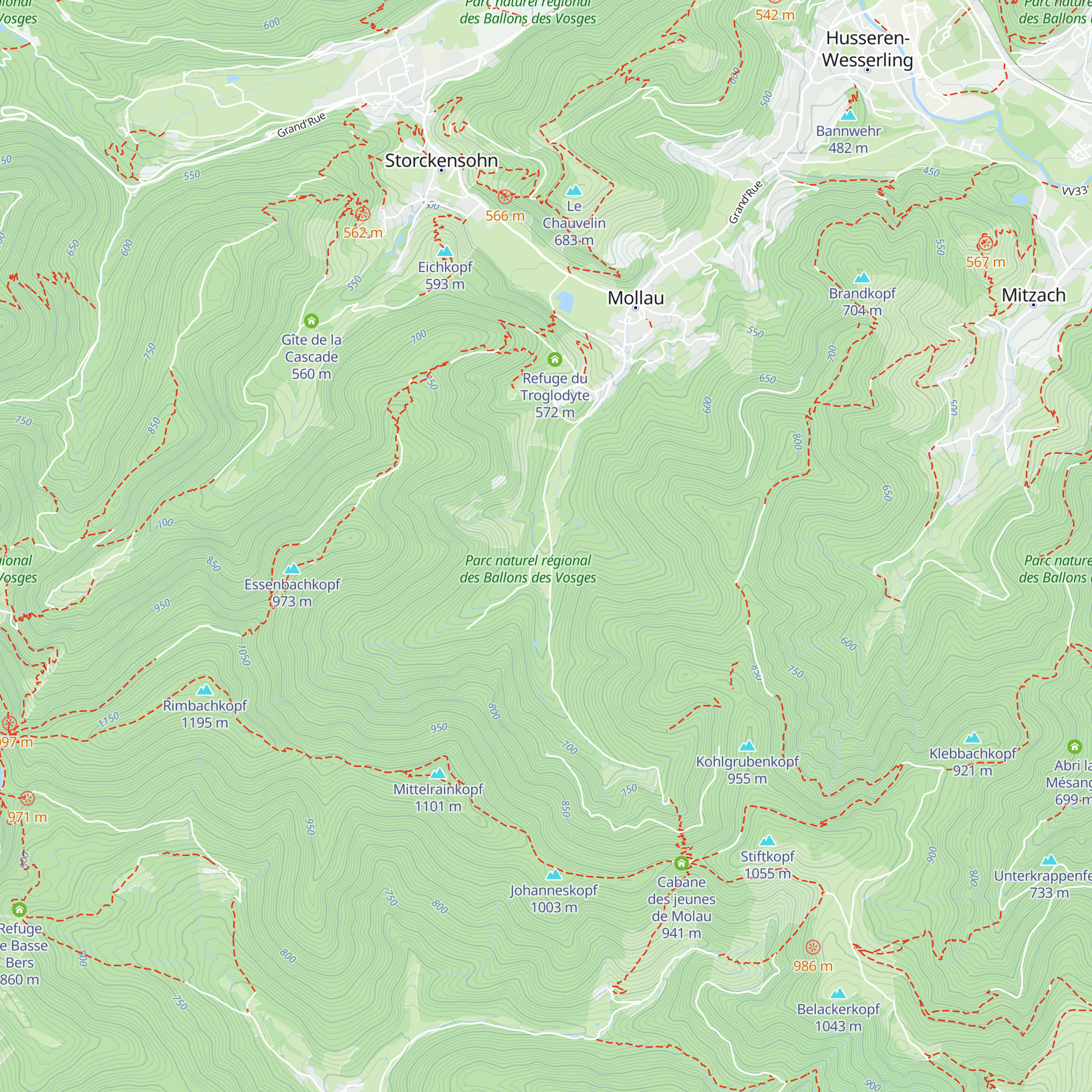Cabane des Tilleuls map