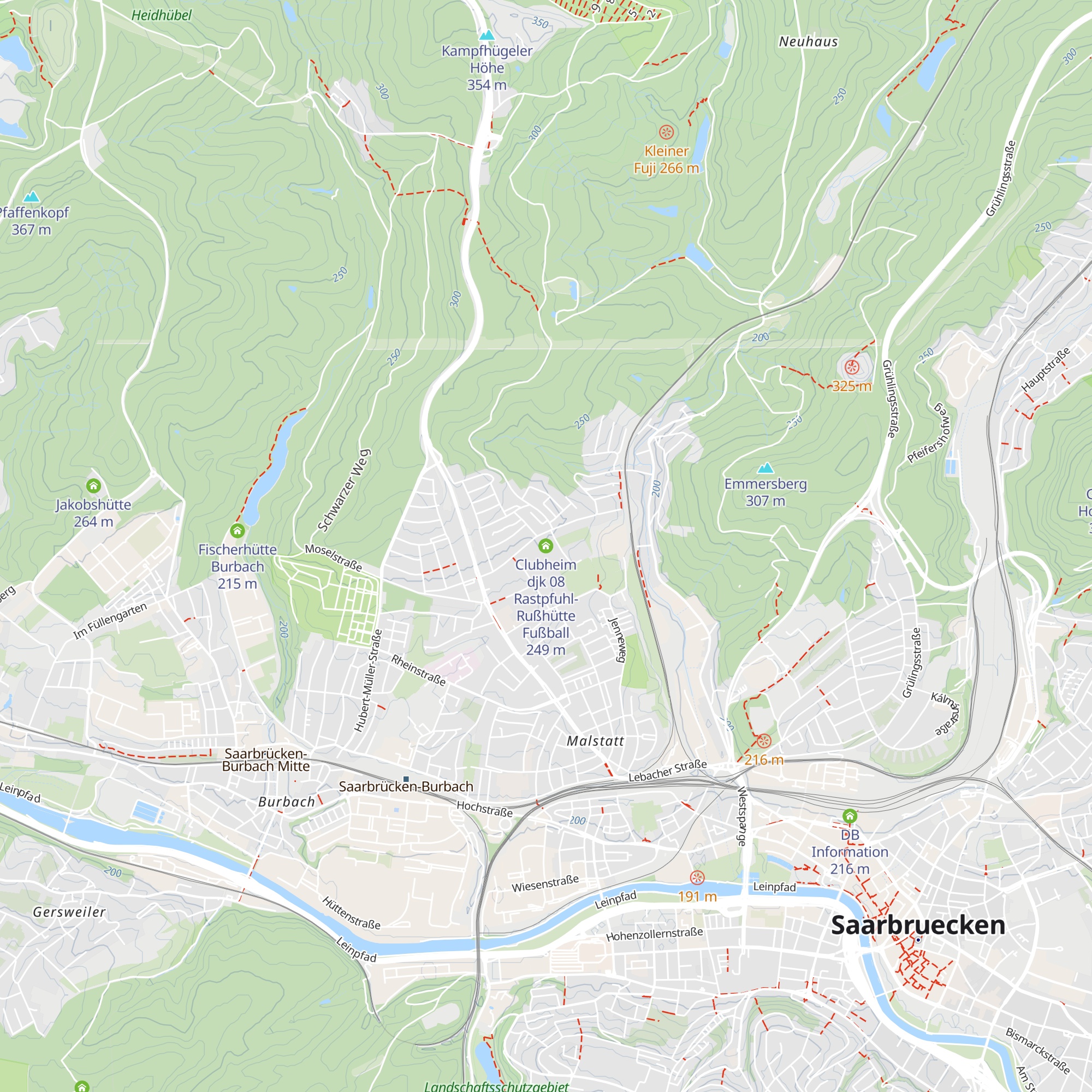 Clubheim djk 08 Rastpfuhl-Rußhütte Fußball map