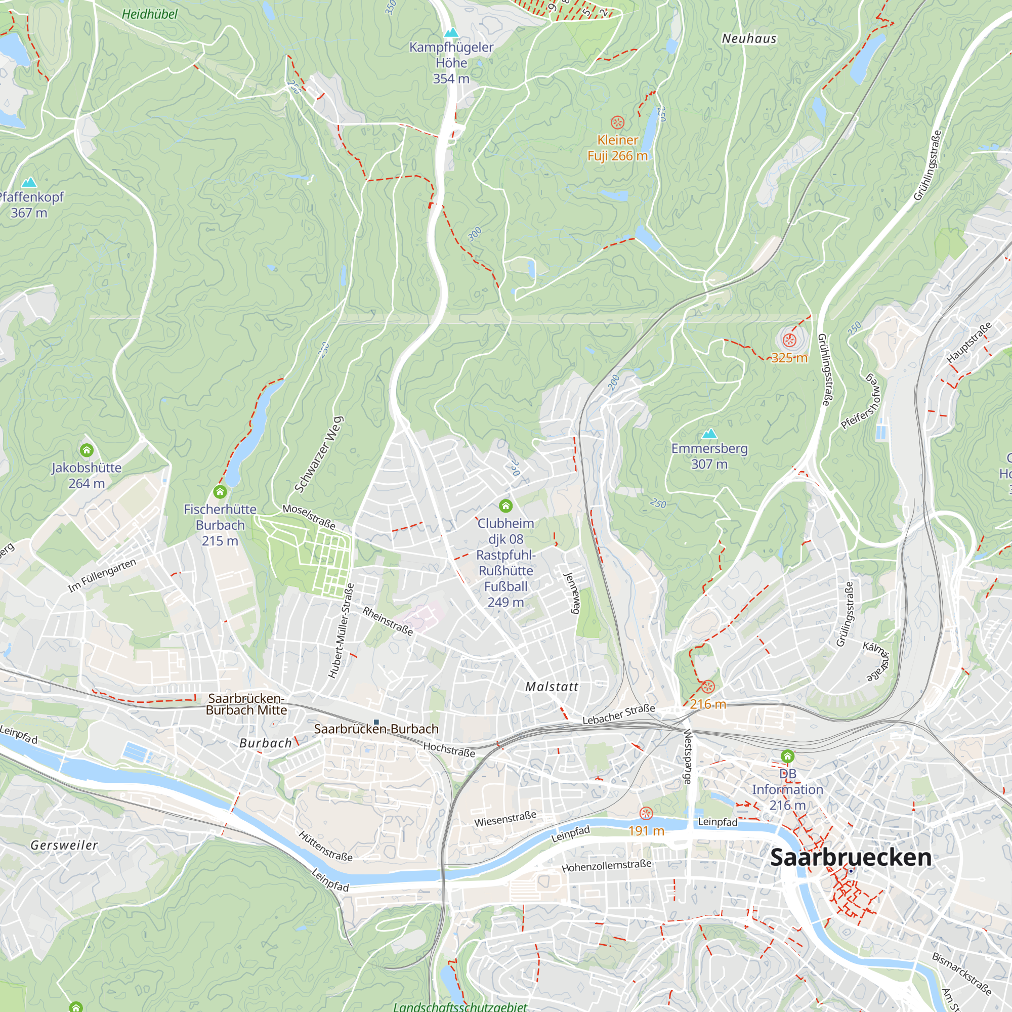 Clubheim djk 08 Rastpfuhl-Rußhütte Fußball map