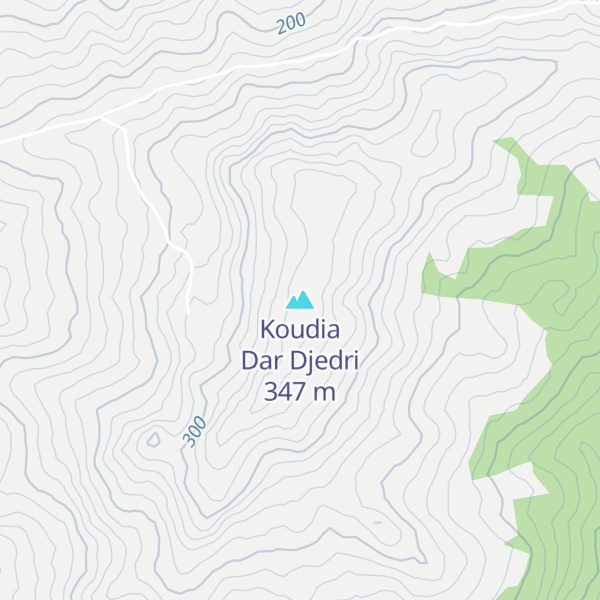 Map of Koudia Dar Djedri