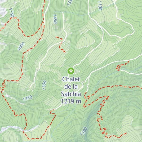 Map of Chalet de la Satchia