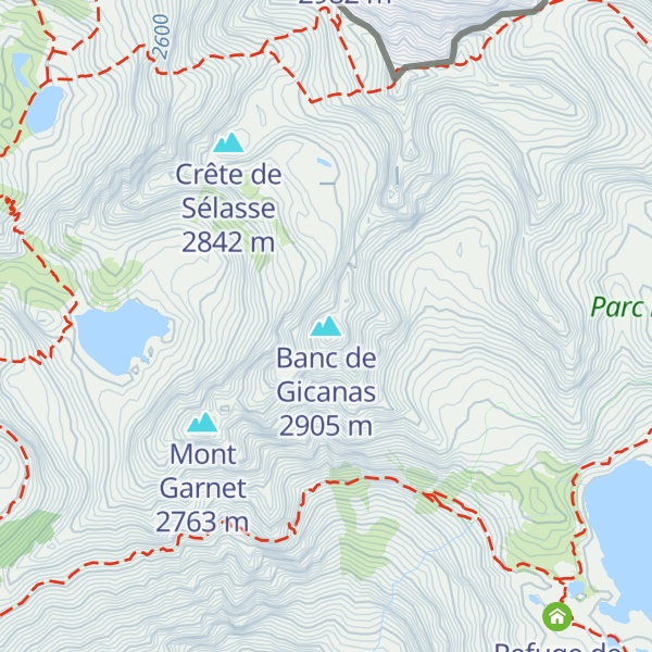 Map of Banc de Gicanas