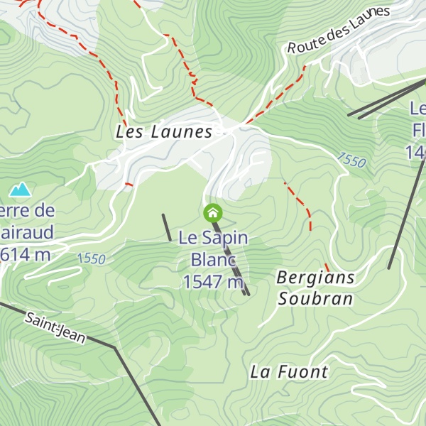 Map of Le Sapin Blanc