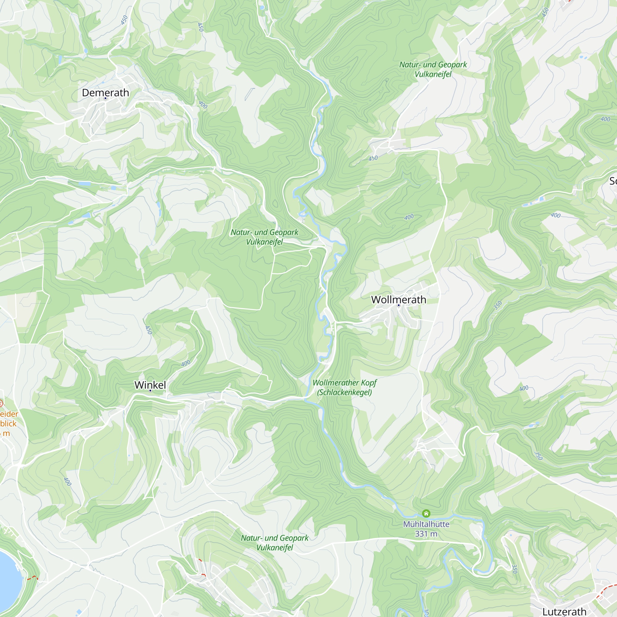 Üssbachtal-Hütte map