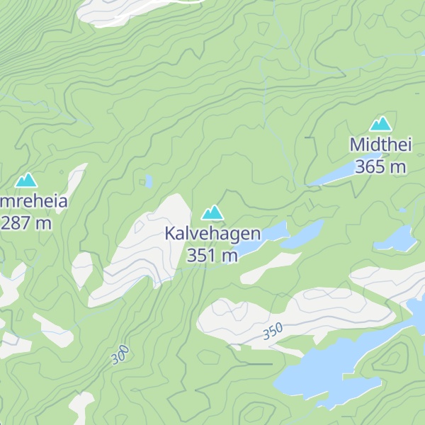 Map of Kalvehagen
