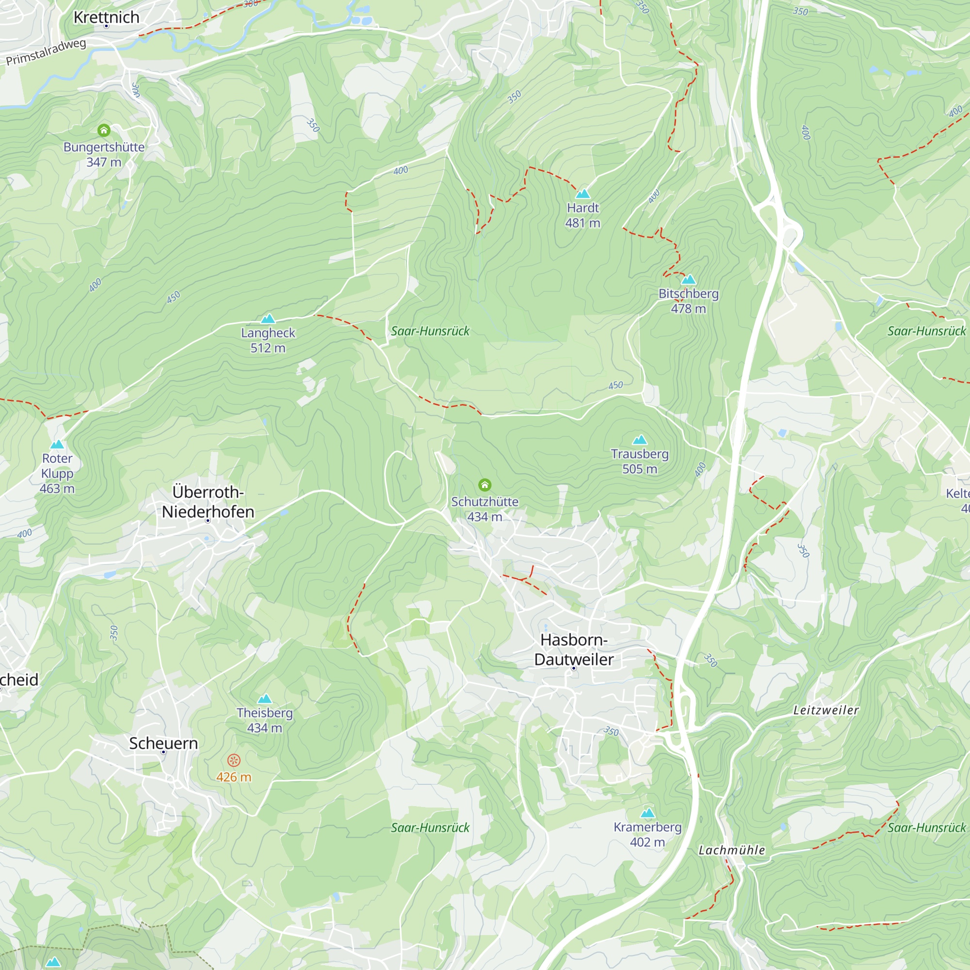 Schutzhütte map