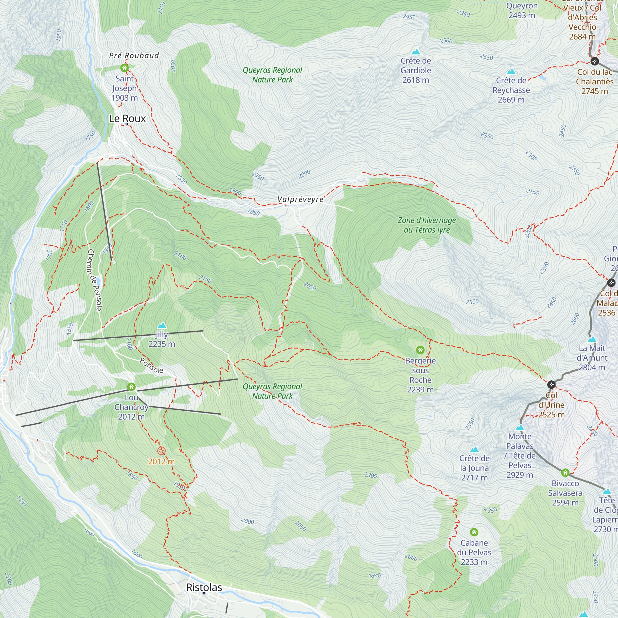 Bergerie des Pierres Ecrites map