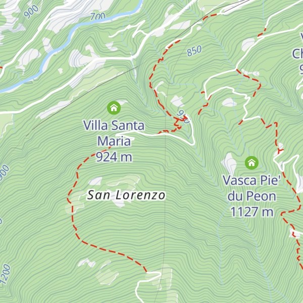 Map of Case Coste