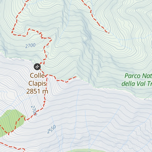 Map of Monte Appenna