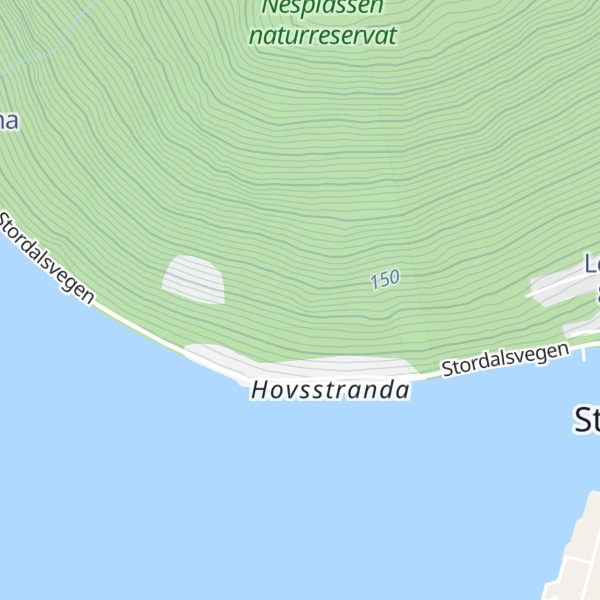 Map of Svanshaugen