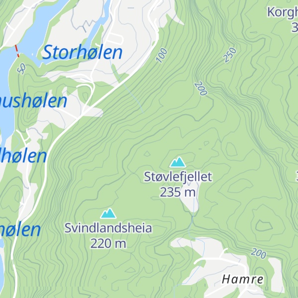 Map of Basterunnan