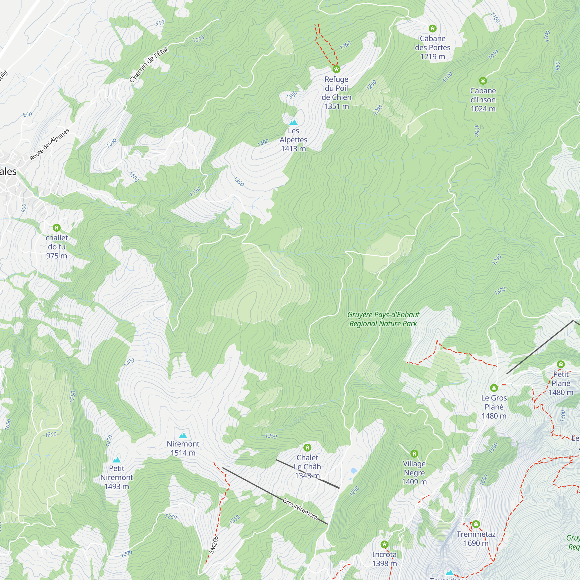 La Goille aux Cerfs map