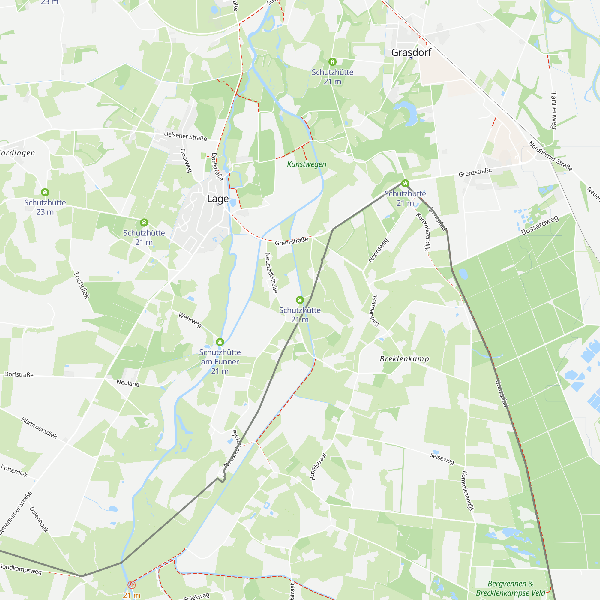 Schutzhütte map