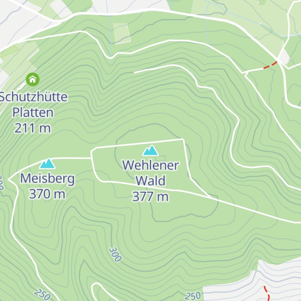 Map of Wehlener Wald