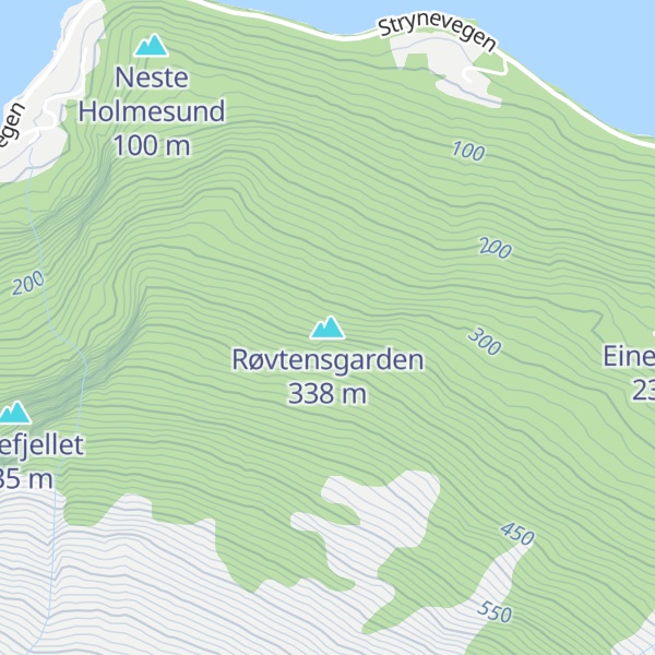 Map of Røvtensgarden
