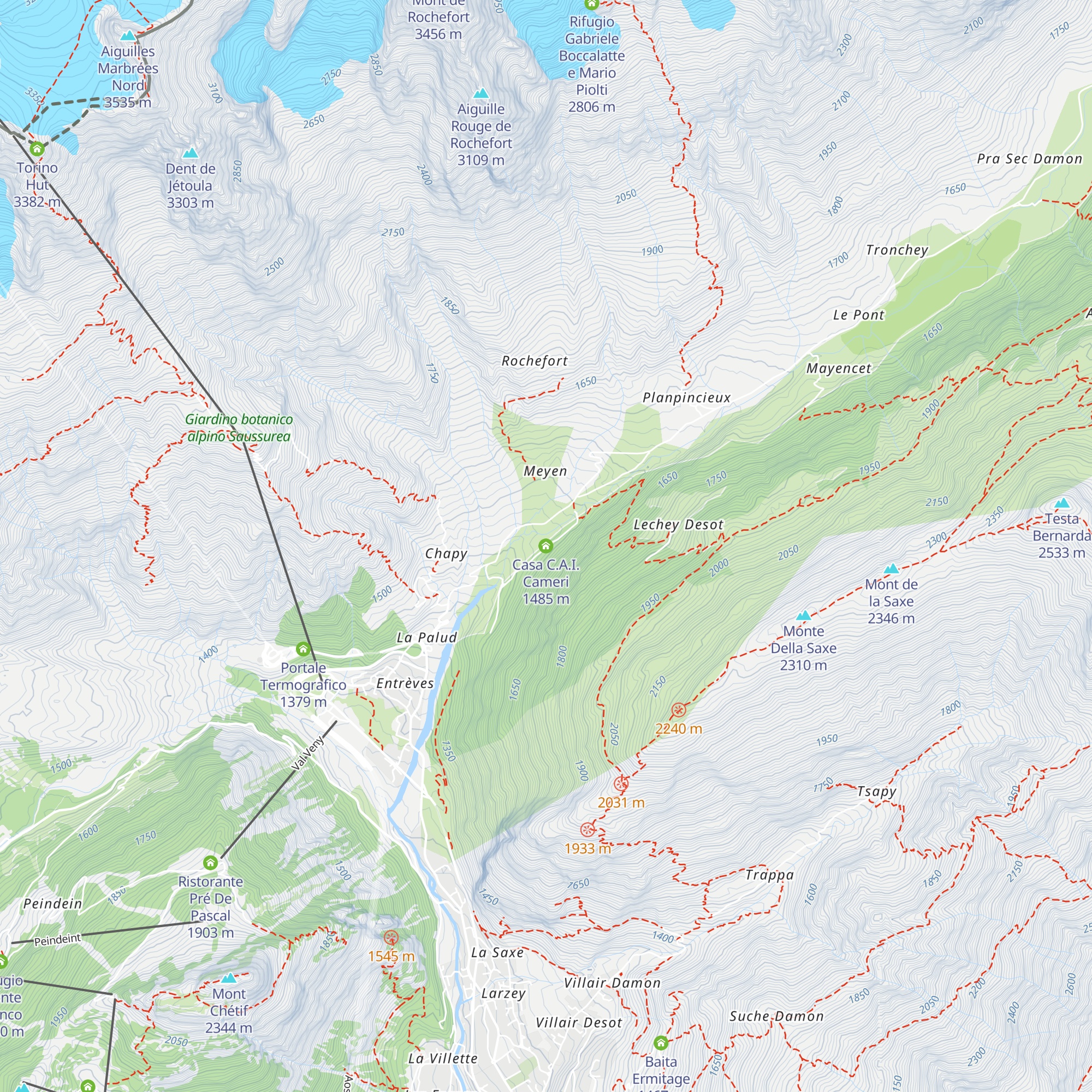 Casa C.A.I. Cameri map